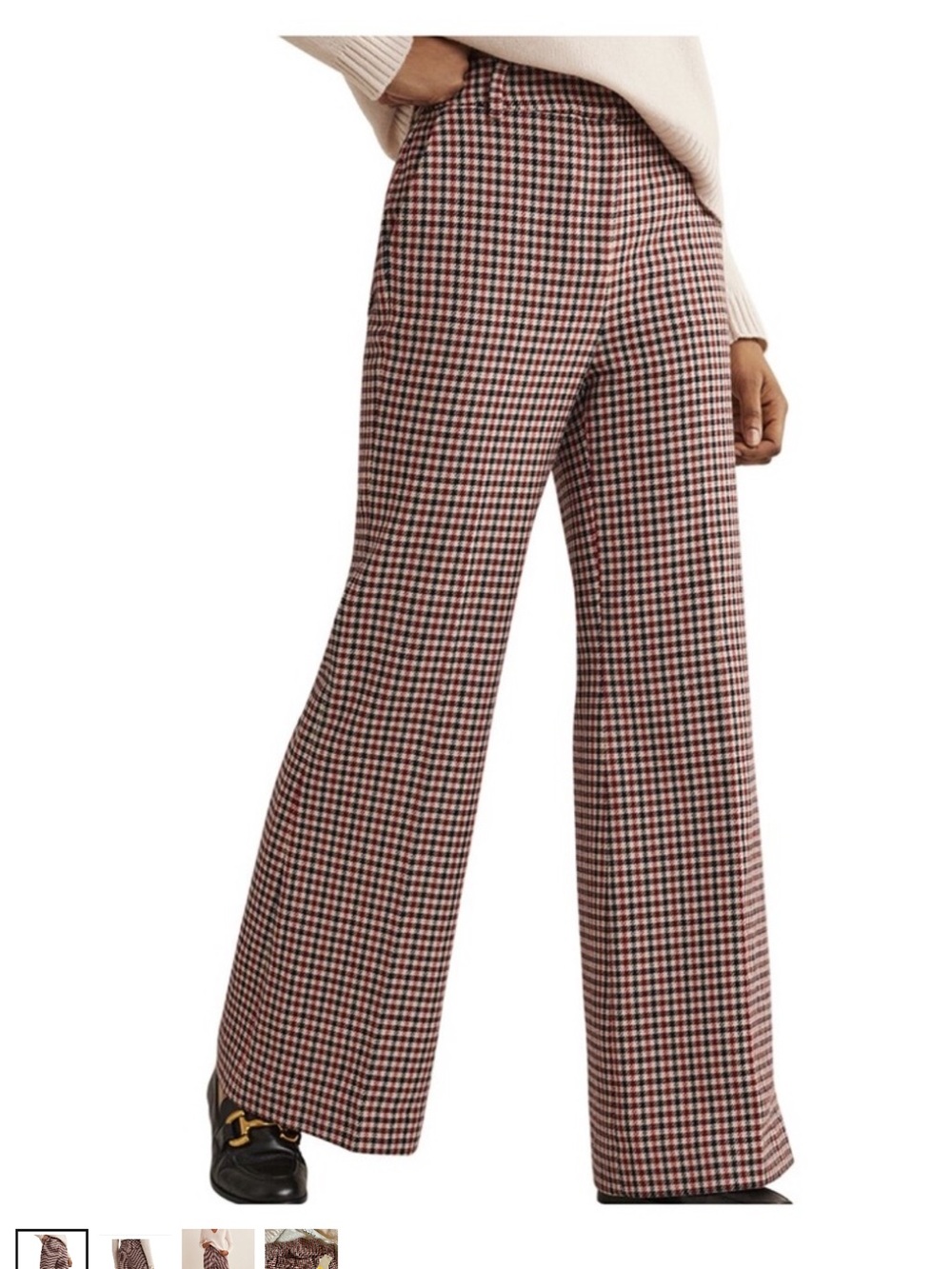🆕 🆕 Boden wool wide leg trousers - Picture 3 of 12
